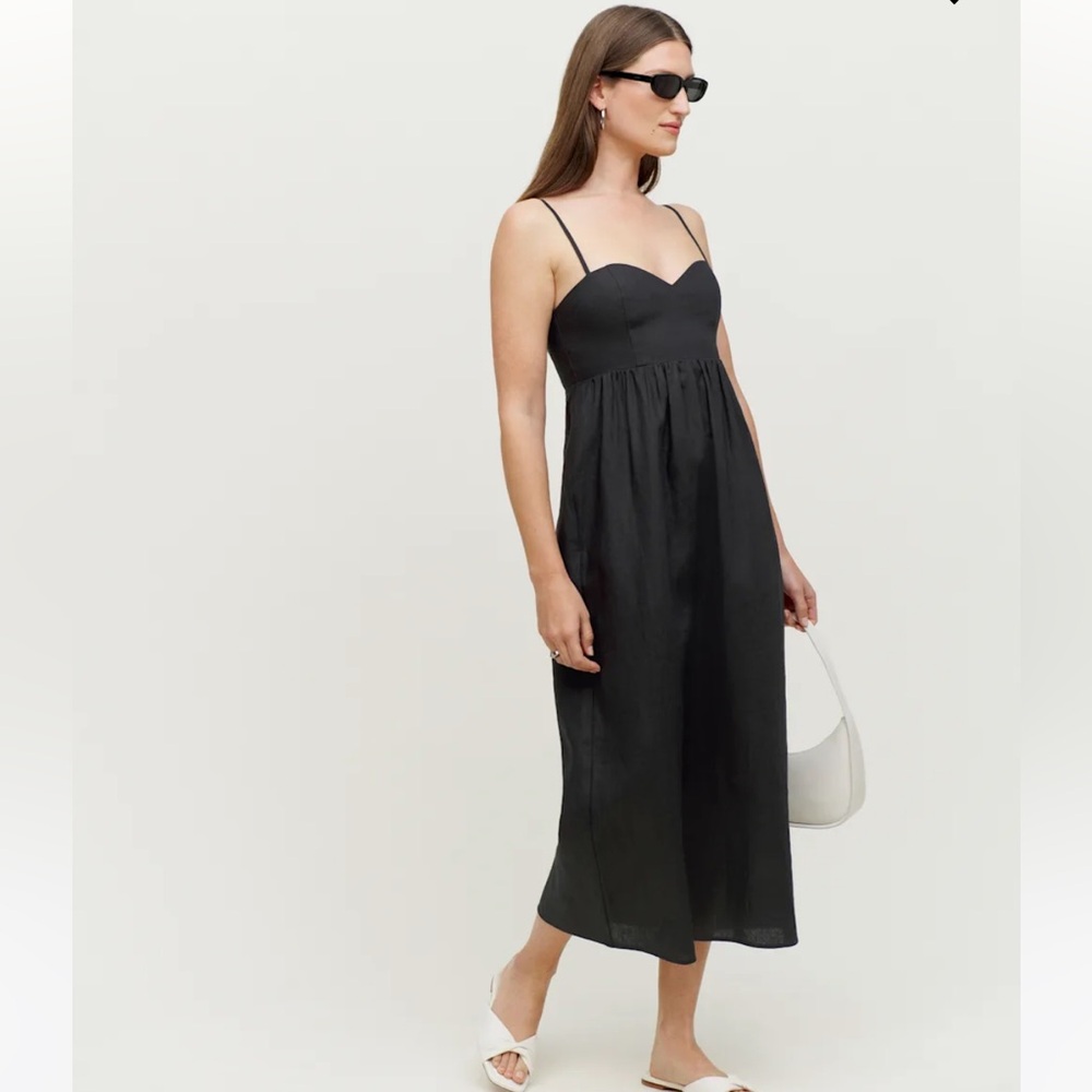 Reformation Odette Linen Dress - Picture 2 of 11